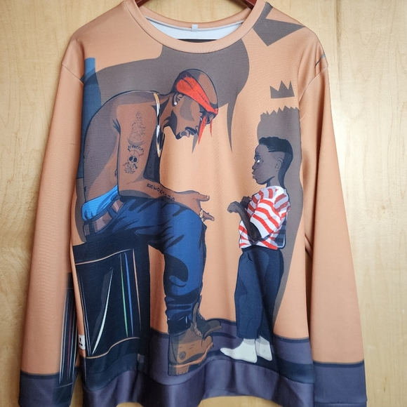 Tupac x Kendrick Lamarl Sweatshirt - Picture 2 of 8